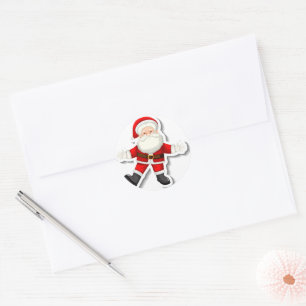 Cute Santa Claus  Classic Round Sticker