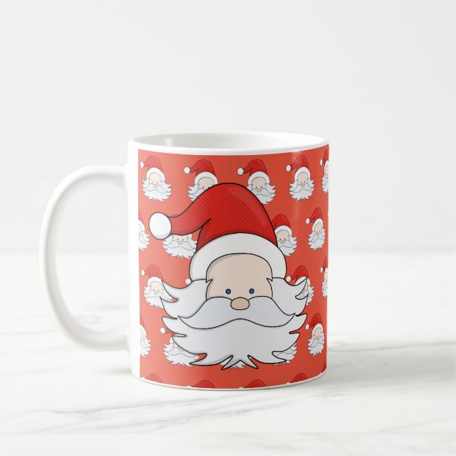 Cute Santa Claus Coffee Mug (Left)