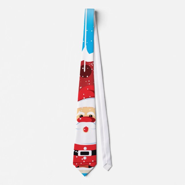 Cute Santa Claus custom necktie (Front)