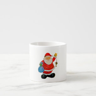 Cute Santa Claus Father Christmas Kris Kringle Espresso Cup