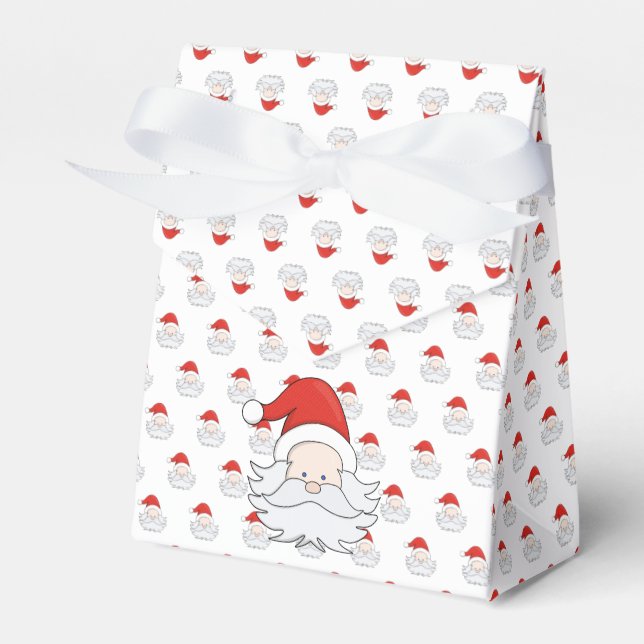 Cute Santa Claus Favour Box (Front Side)