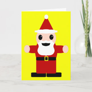 Cute Santa Claus Holiday Card