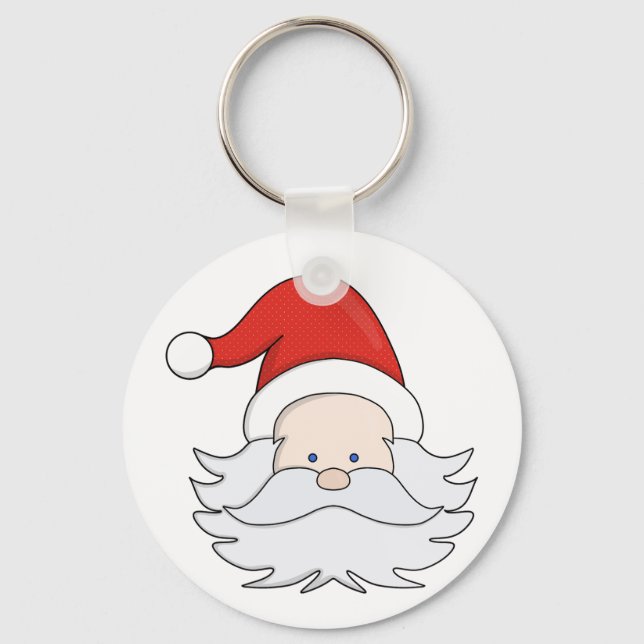 Cute Santa Claus Key Ring (Front)