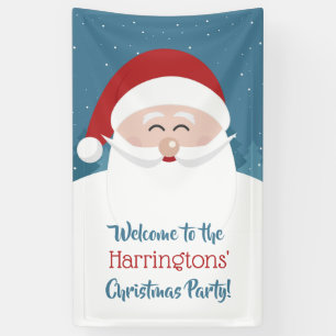 Cute Santa custom text banner