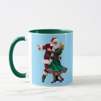 Cute Santa Dancing Mug