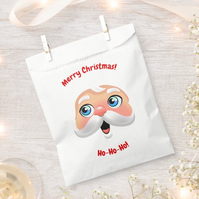 Cute Santa  Favour Bag (Clipped)