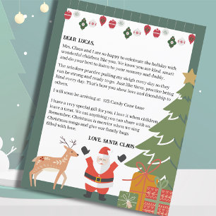 Cute Santa Letter For Kids