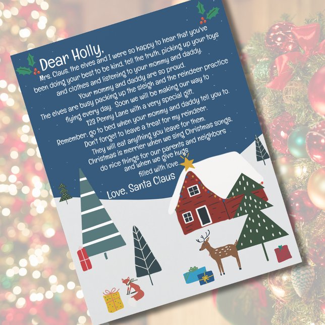 Cute Santa Letter Merry Christmas (Cute Santa Letter Merry Christmas)