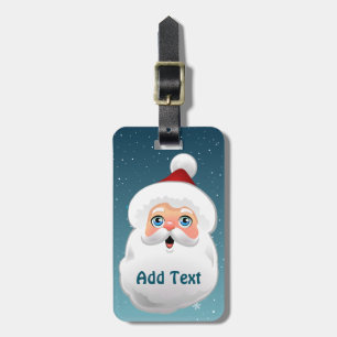 Cute Santa Luggage Tag