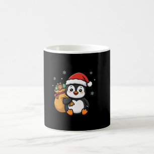 Cute Santa Penguin Christmas Mug