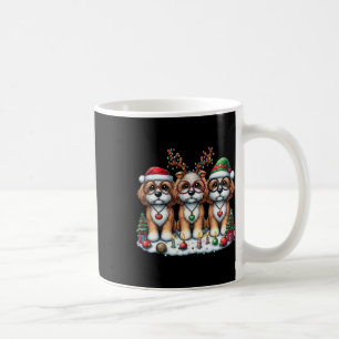 Cute Santa Reindeer Elf Apoo Christmas Womens Mens Coffee Mug
