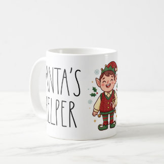Cute Santa’s Helper Christmas Mug