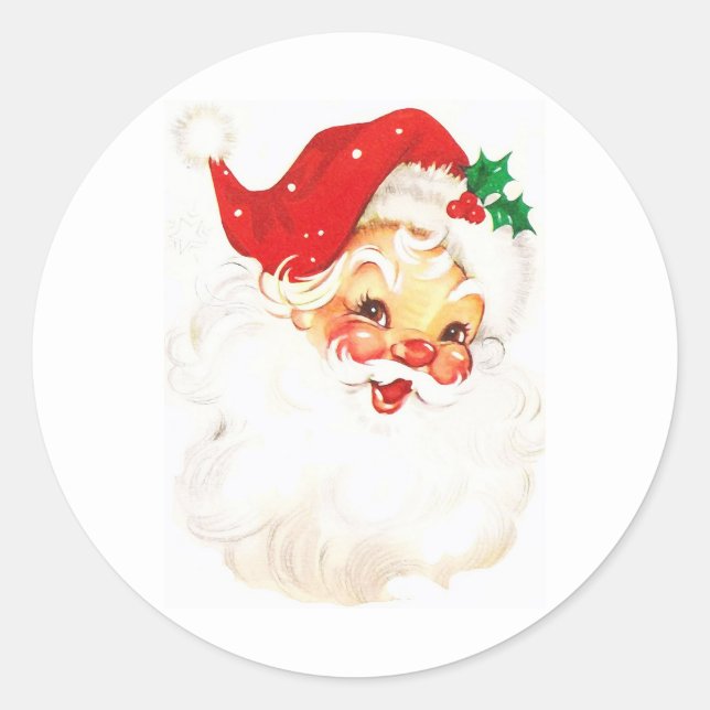 Cute Santa Sticker (Front)