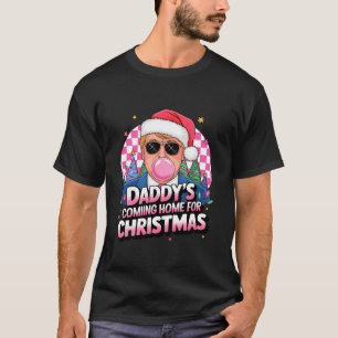 Cute Santa trump sunglasses retro Christmas funny  T-Shirt