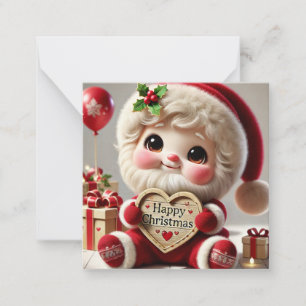 Cute Santa's Christmas Greeting Card