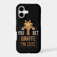 Cute Sarcastic Giraffe Animal Lover You Bet Giraff
