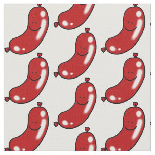 Cute sausage fabric