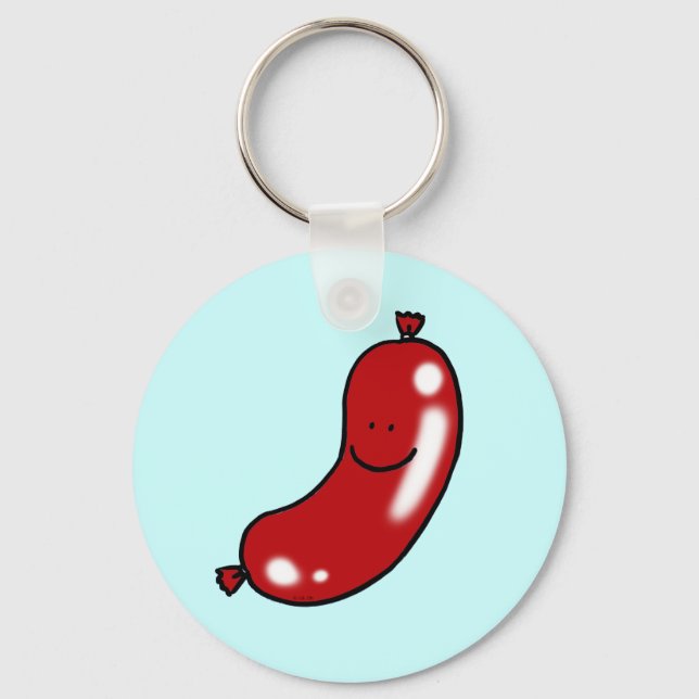 Cute sausage key ring (Front)