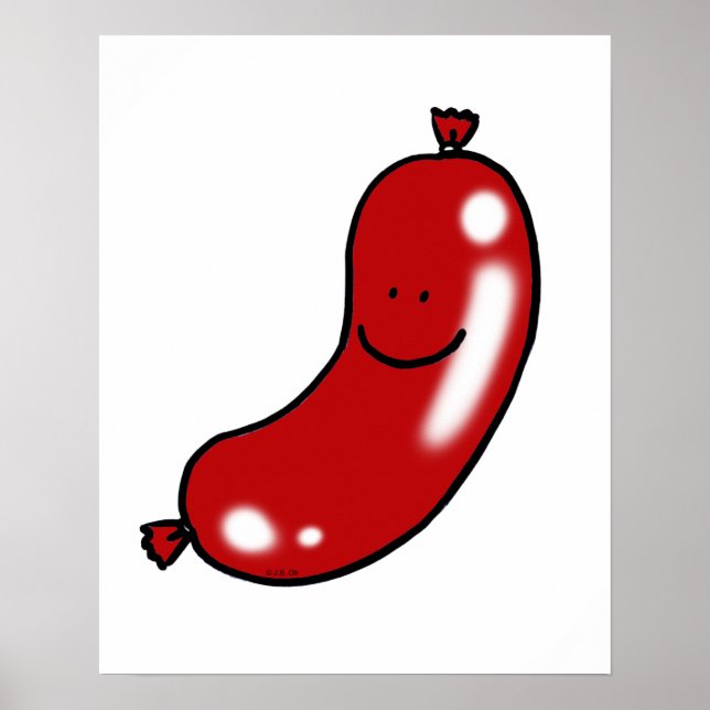 Cute sausage poster (Front)