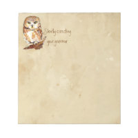 Cute Saw Whet Owl, Bird Correcting Grammar Quote