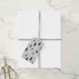 Cute Scandinavian Christmas Tree Mug Gift Tags