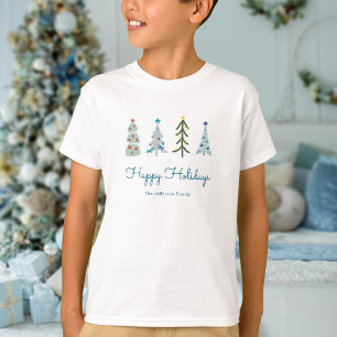 Cute Scandinavian Christmas trees  T-Shirt