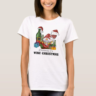 Cute Scandinavian Gnome Holiday Design T-Shirt