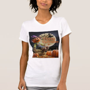 Cute Scarecrow Halloween T-Shirt