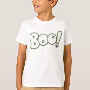 Cute Scary Halloween 'Boo' white ghost t-shirt