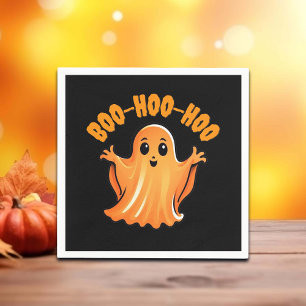 Cute Scary Halloween Ghost Napkin
