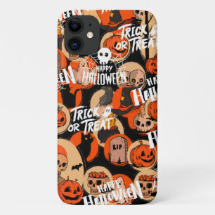 Cute & Scary Halloween Spooky vibes iPhone 11 Case