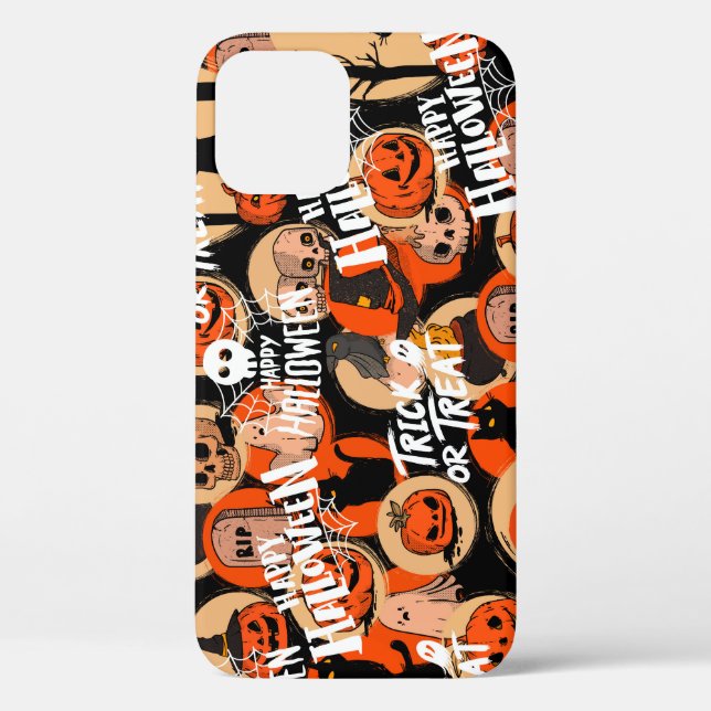  Cute & Scary Halloween Spooky vibes  Case-Mate iPhone Case (Back)