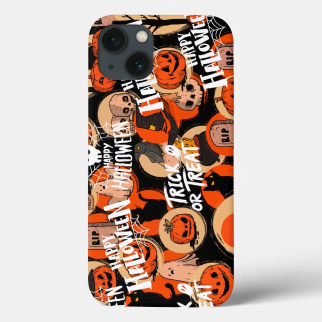  Cute & Scary Halloween Spooky vibes  Case-Mate iPhone Case (Back)