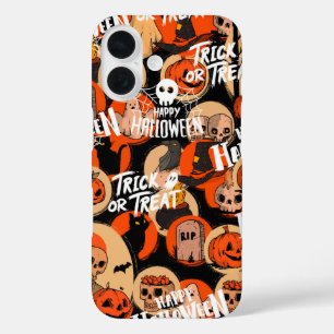  Cute & Scary Halloween Spooky vibes  iPhone 16 Case