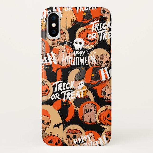  Cute & Scary Halloween Spooky vibes  Case-Mate iPhone Case (Back)