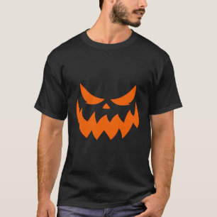 Cute Scary Jackolantern For Kids Adults Halloween T-Shirt