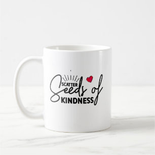 Cute Scatter Seeds of Kindness Coffee Mug