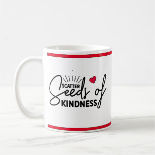 Cute Scatter Seeds of Kindness Coffee Mug