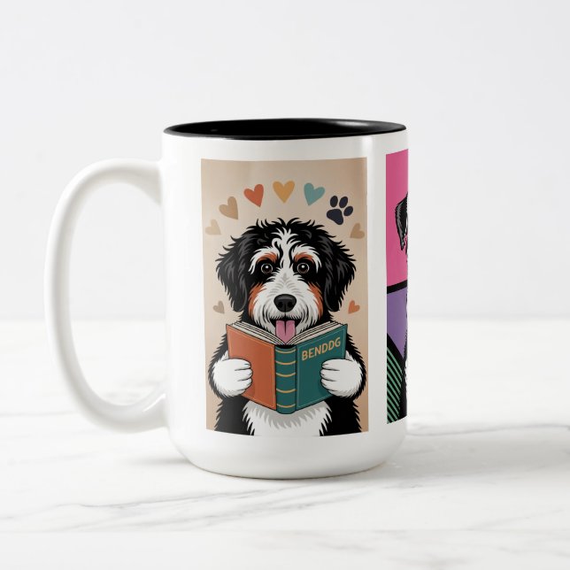 Cute Schnauzer Dog Lover Mug  (Left)