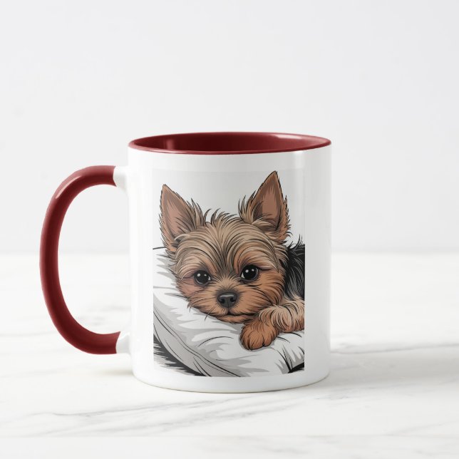Cute Schnauzer Dog Lover Mug  (Left)
