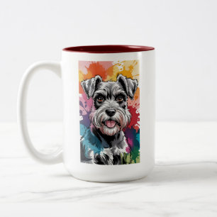 Cute Schnauzer Dog Lover Mug