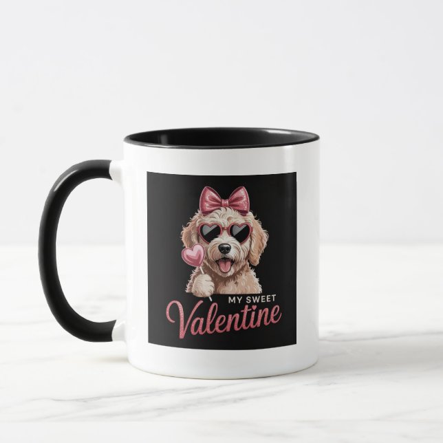 Cute Schnauzer Dog Lover Mug (Left)