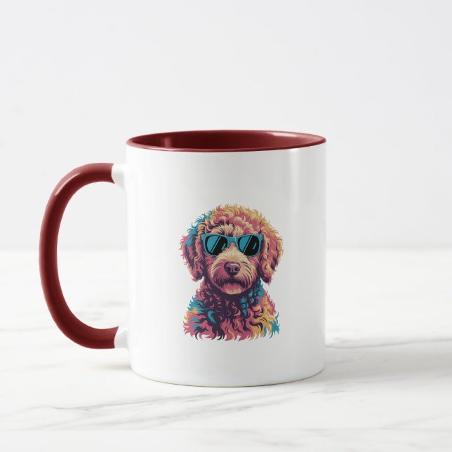 Cute Schnauzer Dog Lover Mug (Left)