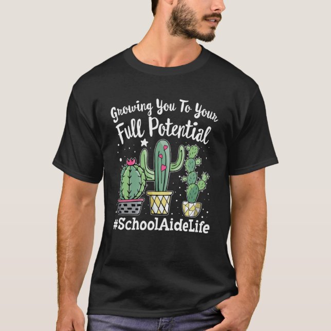 Cute School Aide Life Squad Appreciation Week back T-Shirt (Front)