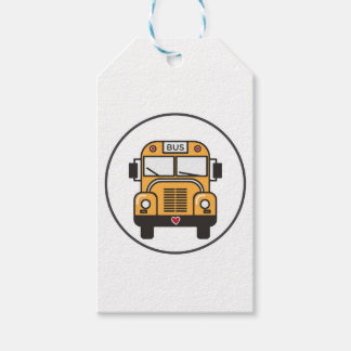 Cute School Bus Gift Tags