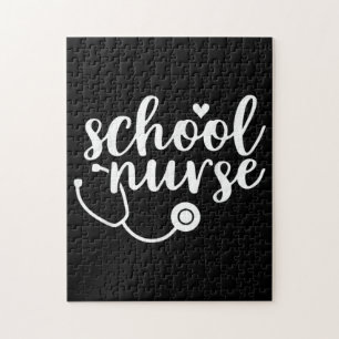 Cute School Nurse Appreciation Jigsaw Puzzle