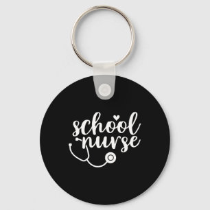 Cute School Nurse Appreciation Key Ring
