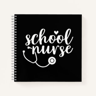 Cute School Nurse Appreciation Notebook