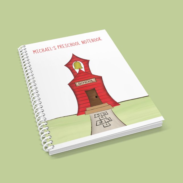 Cute School Personalised Keepsake Notebook (Personalized cute school notebook.)