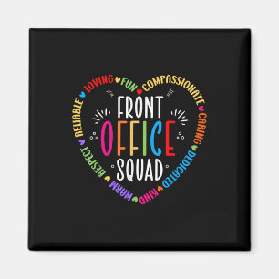 Cute School Secretary Admin Appreciation Front Off Magnet
